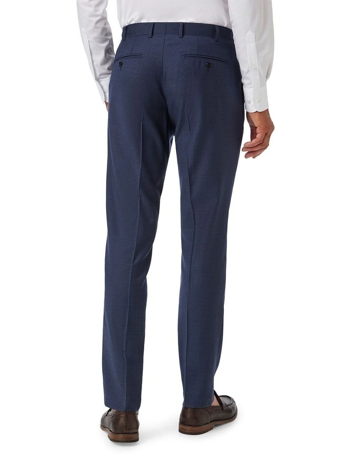 Fabio Tailored Fit Trouser in Navy image 2