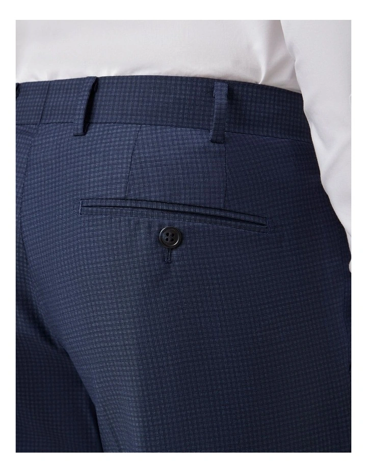 Fabio Tailored Fit Trouser in Navy image 4