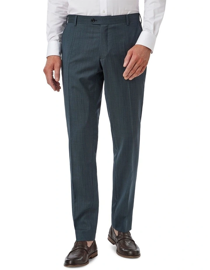 Fabio Tailored Fit Trouser in Green image 1