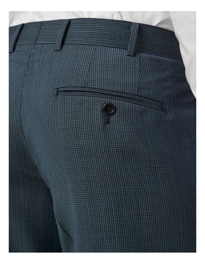 Fabio Tailored Fit Trouser in Green image 4