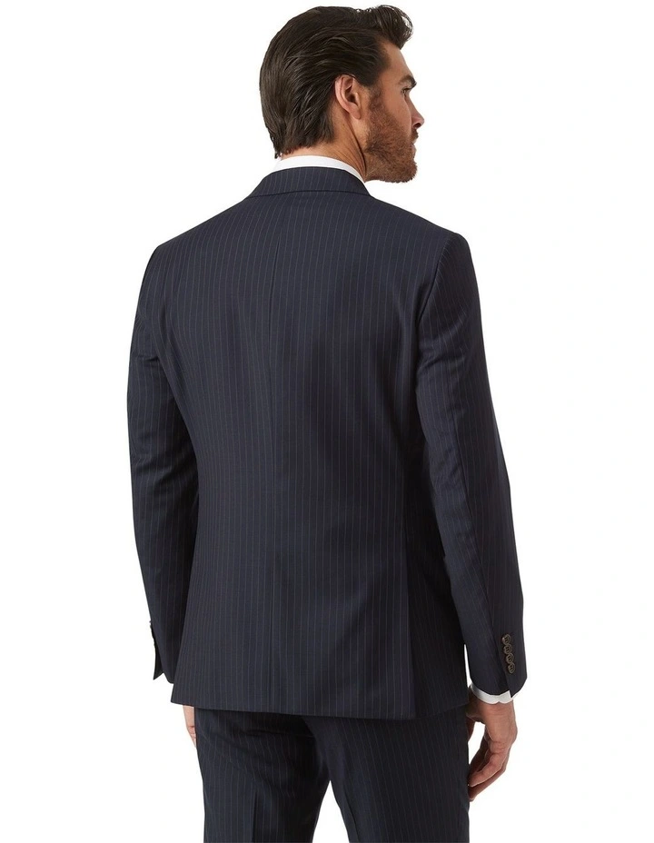 Stefano Tailored Fit Jacket in Dark Navy image 3