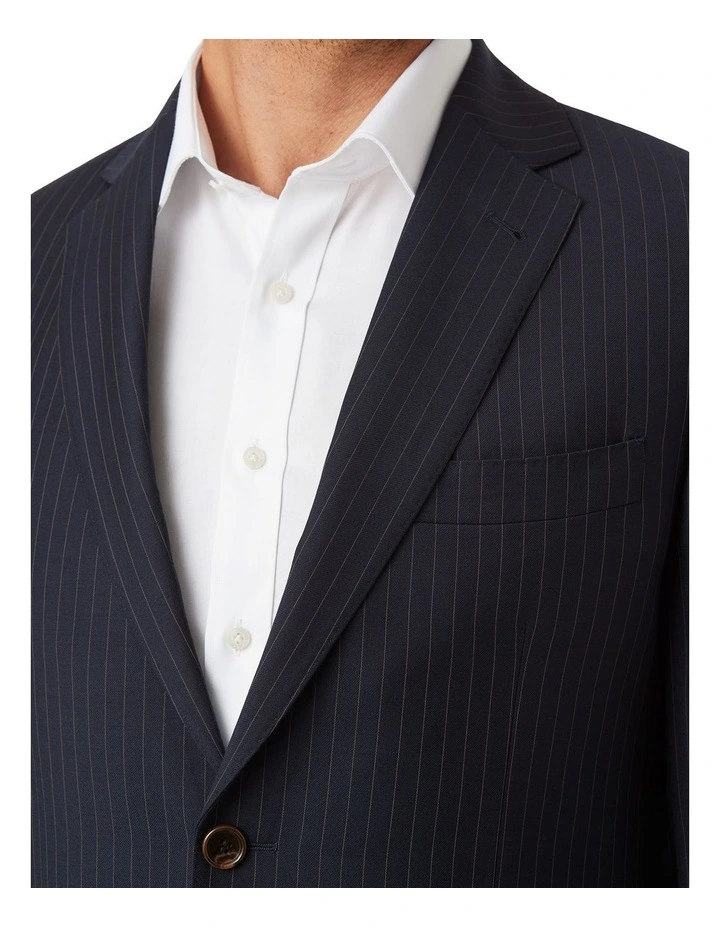 Stefano Tailored Fit Jacket in Dark Navy image 5