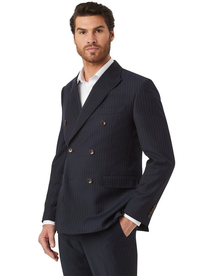 Tommaso Tailored Fit Jacket in Dark Navy image 2
