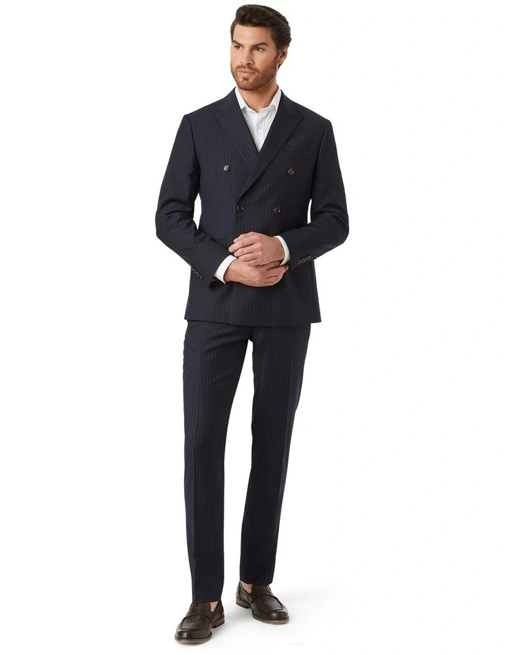 Tommaso Tailored Fit Jacket in Dark Navy image 4