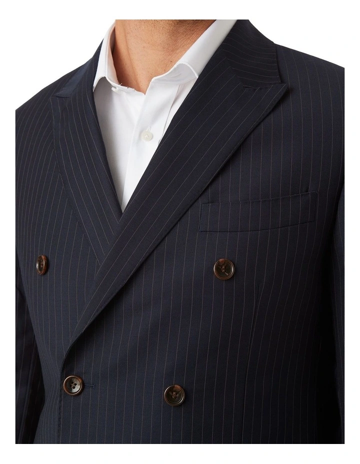 Tommaso Tailored Fit Jacket in Dark Navy image 5