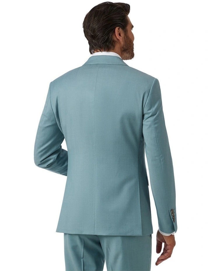 Alessio Tailored Fit Jacket in Mint image 3