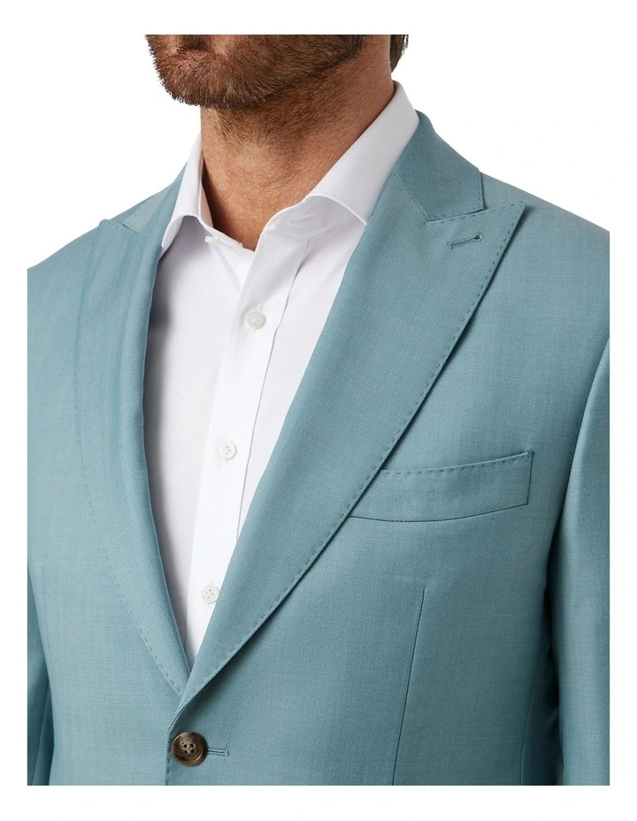 Alessio Tailored Fit Jacket in Mint image 5
