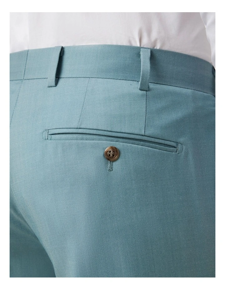 Fabio Tailored Fit Trouser in Mint image 4