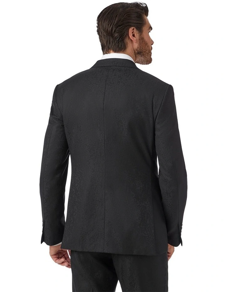 Stefano Tailored Fit Jacket in Black image 3