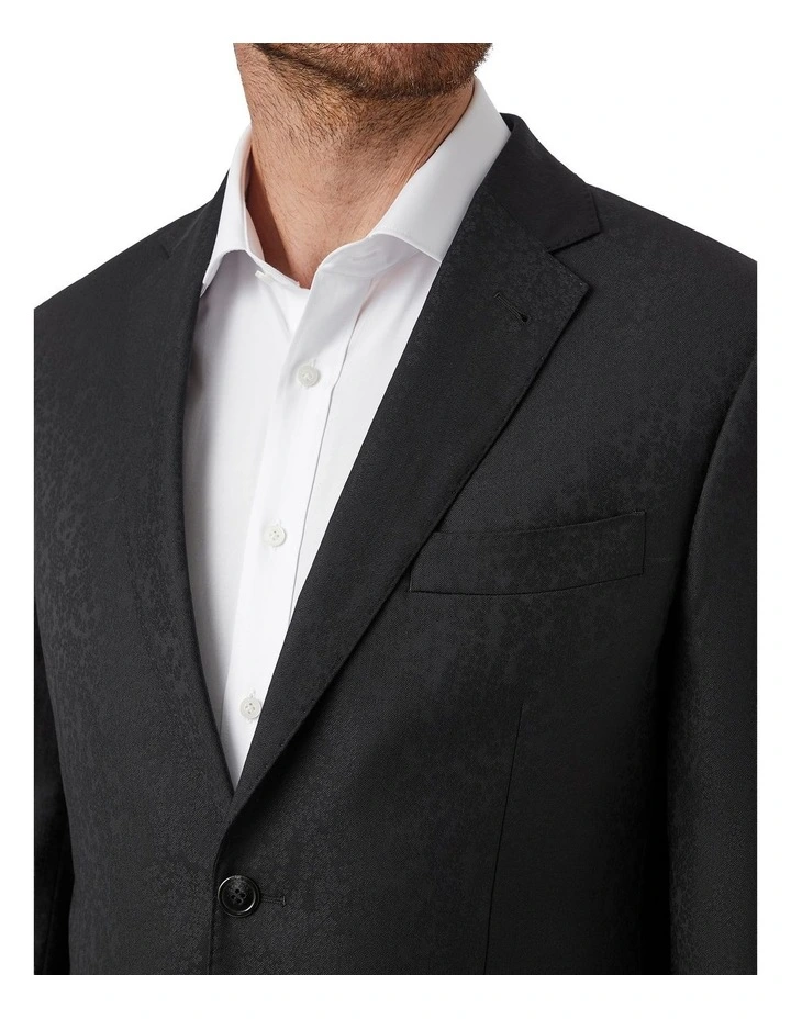 Stefano Tailored Fit Jacket in Black image 5