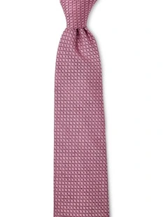 Tessuto Di Stelle Silk & Linen Tie In Rose