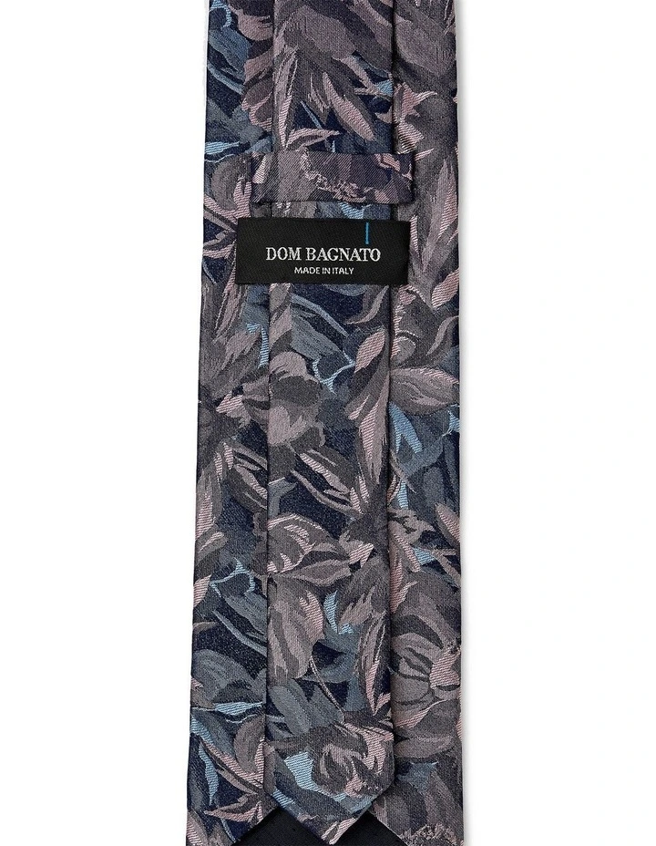 Peonia Grande Silk Tie In Rose image 2
