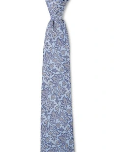 Vite Silk Tie In Azure