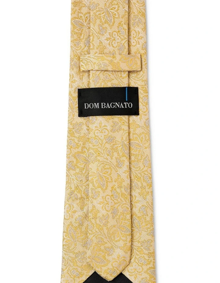Vite Silk Tie In Yellow image 2