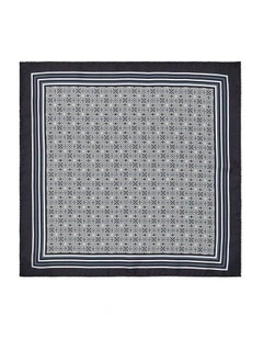 Anello Foulard Silk Pochette In Black