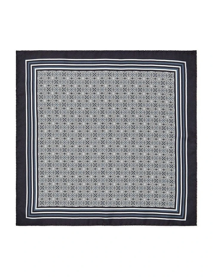 Anello Foulard Silk Pochette In Black image 1