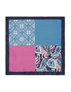 Dipinto 4-Way Silk Pochette In Navy