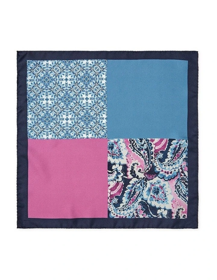 Dipinto 4-Way Silk Pochette In Navy image 1