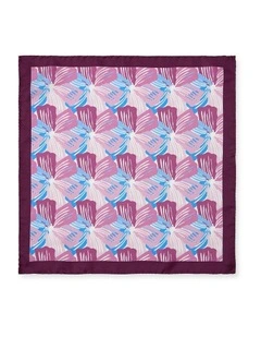 Dipinto Fiori Silk Pochette in Rose