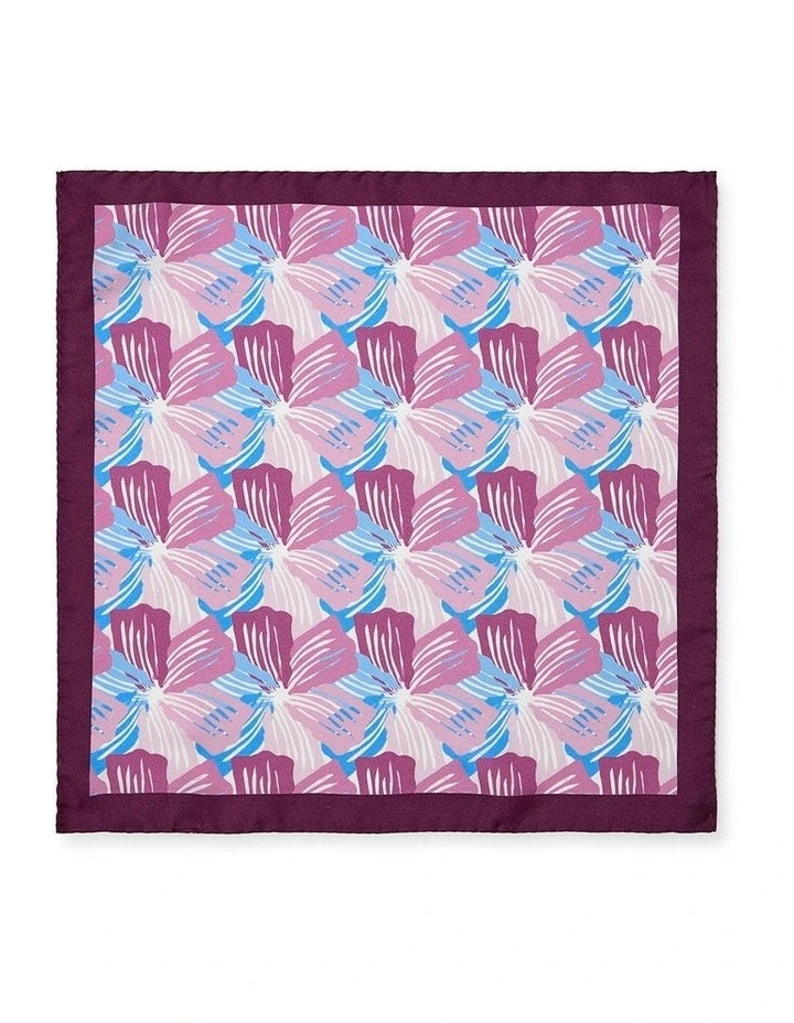 Dipinto Fiori Silk Pochette in Rose image 1