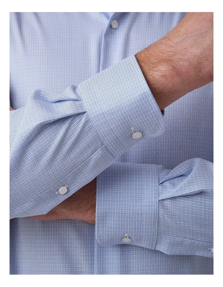 Marcell Tailored Fit Shirt in Light Blue image 2