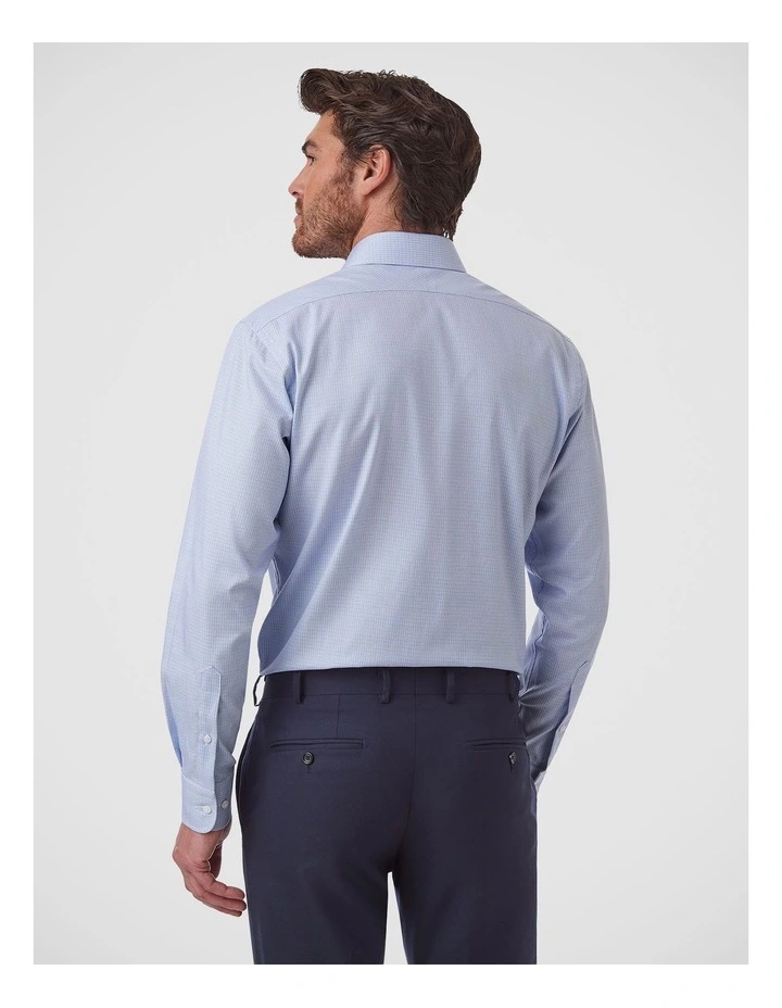 Marcell Tailored Fit Shirt in Light Blue image 4