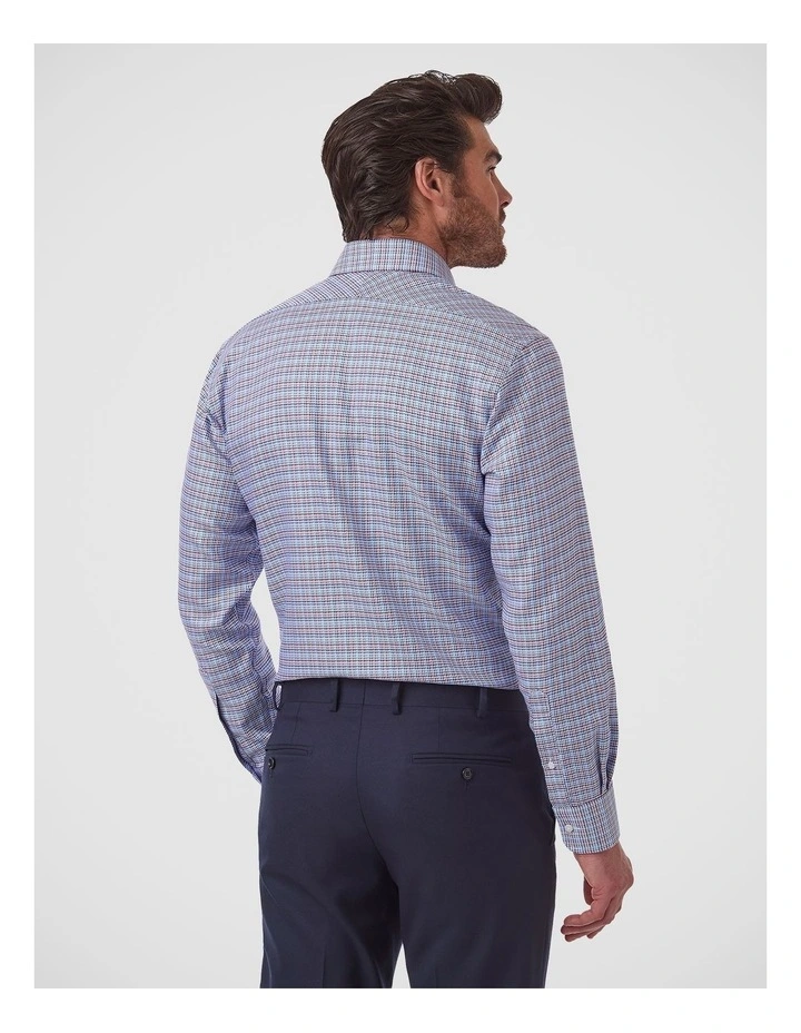 Marcell Tailored Fit Shirt In Bordeaux image 4