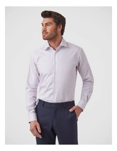 Marcell Tailored Fit Shirt In Bordeaux