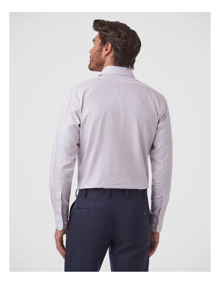 Marcell Tailored Fit Shirt In Bordeaux image 4