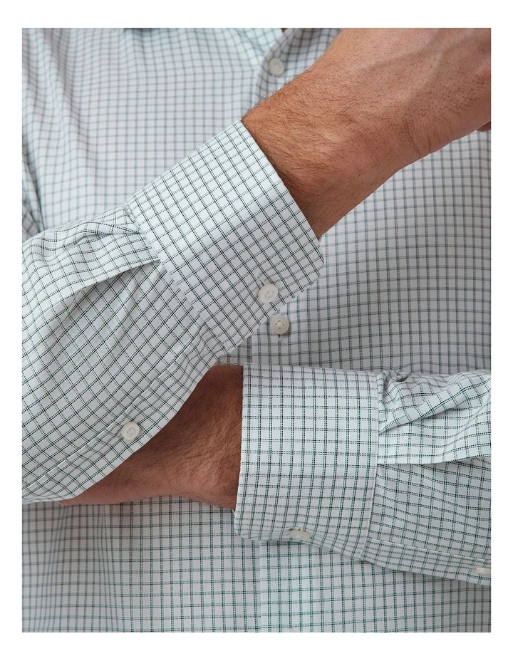 Marcell Tailored Fit Shirt In Olive image 2
