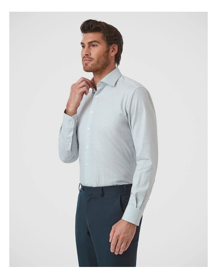 Marcell Tailored Fit Shirt In Olive image 3