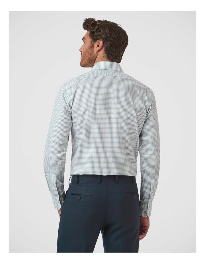 Marcell Tailored Fit Shirt In Olive image 4