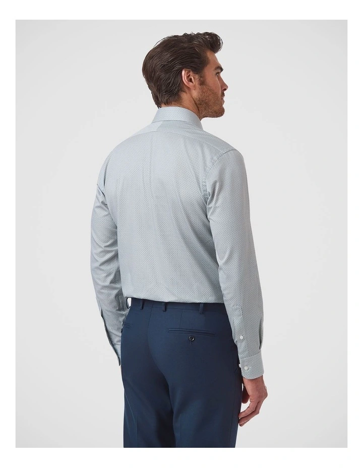 Marcell Tailored Fit Shirt In Olive image 4
