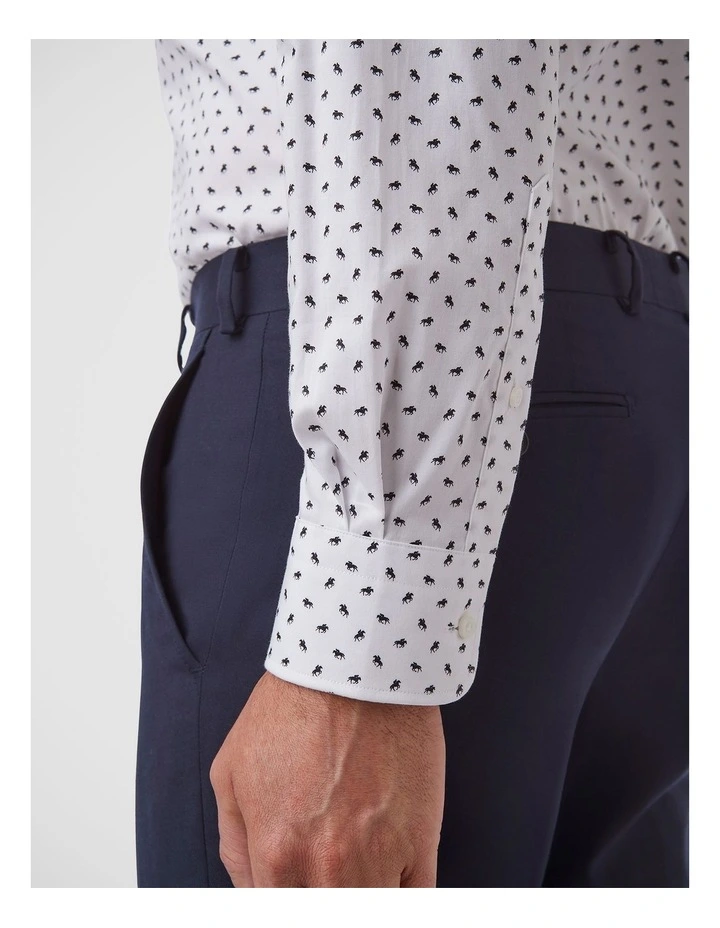 Marcell Tailored Fit Shirt In Black image 2