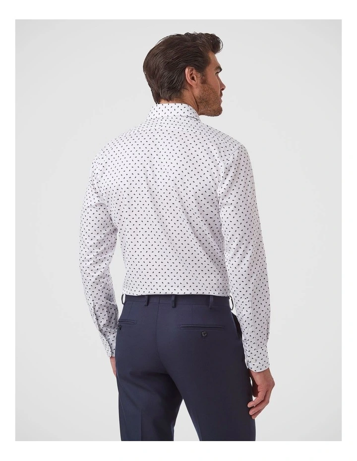 Marcell Tailored Fit Shirt In Black image 4