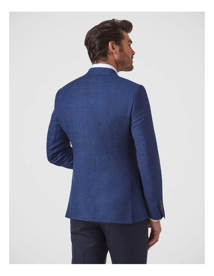 Lorenzo Tailored Fit Sports Jacket In Blue image 3