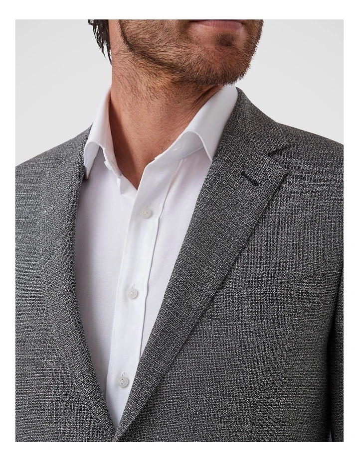 Daniele Tailored Fit Sports Jacket In Black & White image 4