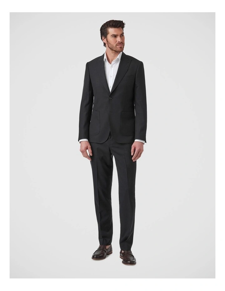 Lorenzo Tailored Fit Sports Jacket in Black image 2