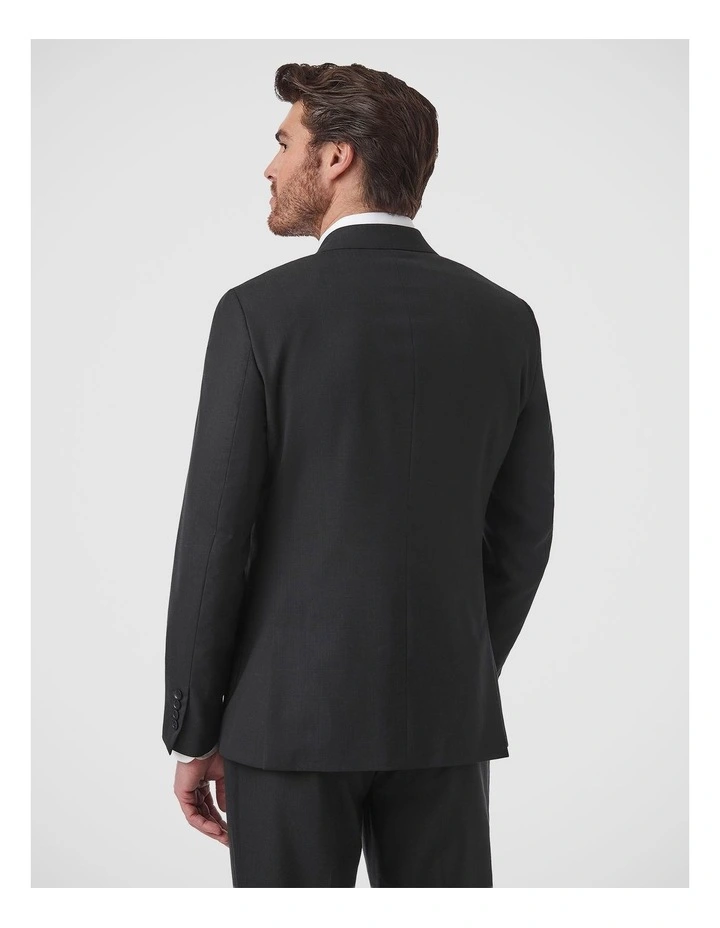 Lorenzo Tailored Fit Sports Jacket in Black image 3