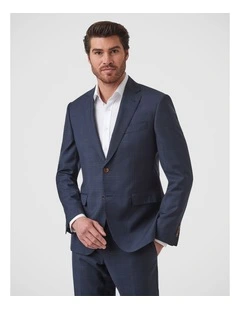 Stefano Tailored Fit Jacket in Navy