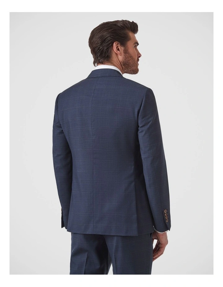 Stefano Tailored Fit Jacket in Navy image 3