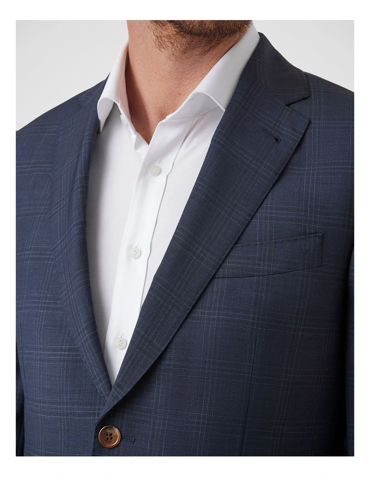 Stefano Tailored Fit Jacket in Navy image 5