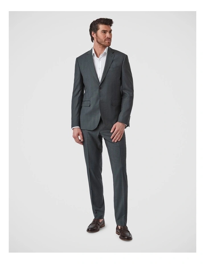 Stefano Tailored Fit Jacket in Olive image 2