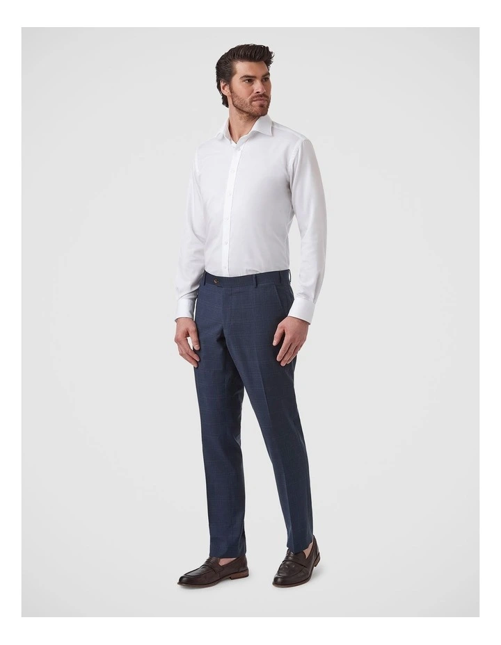 Fabio Tailored Fit Trouser in Navy image 3