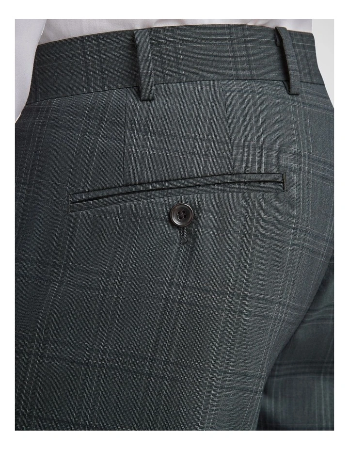 Fabio Tailored Fit Trouser in Olive image 4