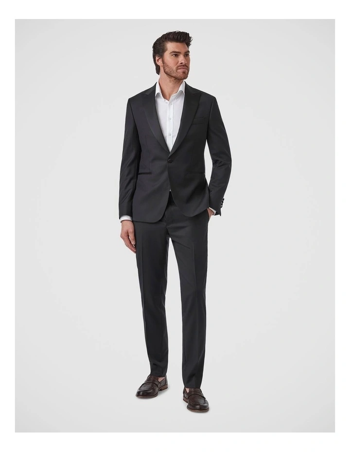Francesco Tailored Fit Jacket In Black image 2