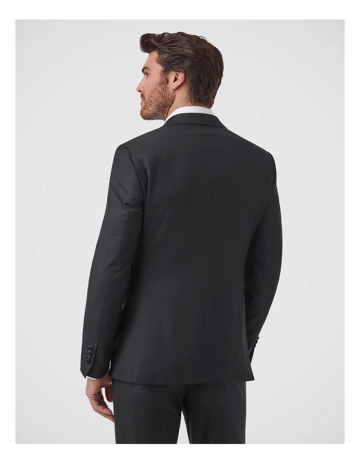 Francesco Tailored Fit Jacket In Black image 3