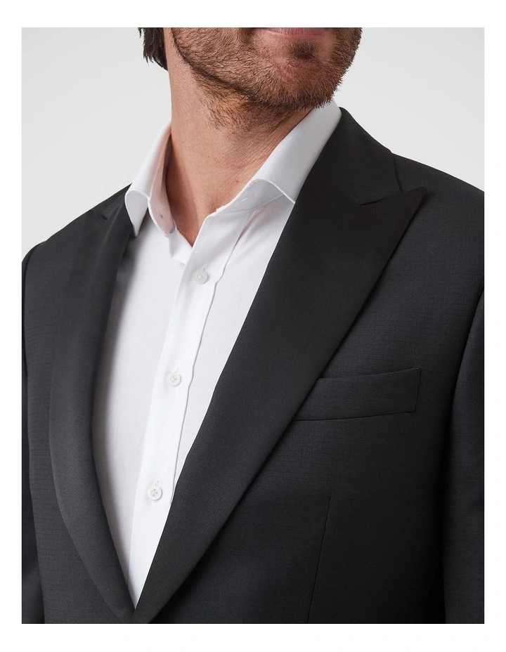 Francesco Tailored Fit Jacket In Black image 5