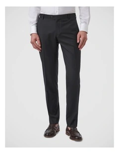 Fabio Tailored Fit Trouser In Black