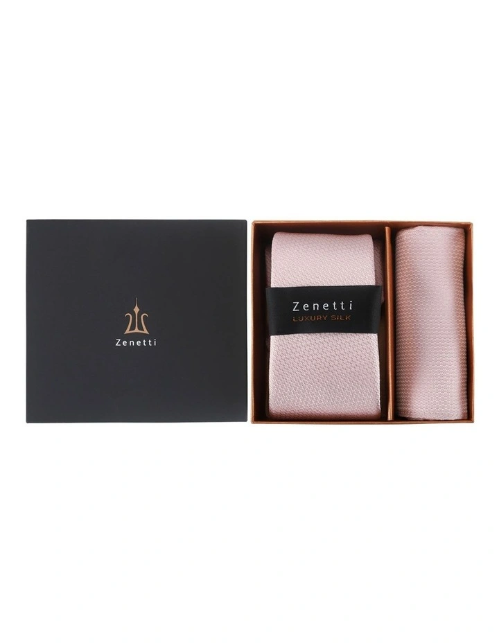 Zenetti Tie & Hank Set in Blush image 3